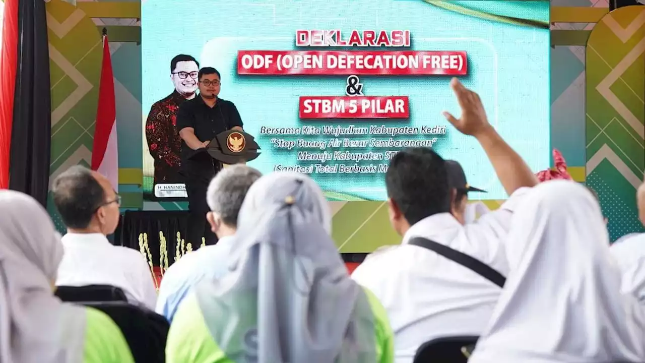 Mas Dhito: Seluruh Desa di Kabupaten Kediri Ditargetkan 100 Persen ODF pada 2024