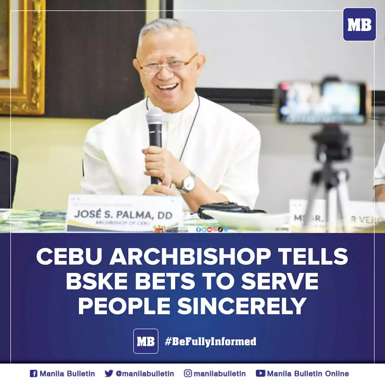 Cebu archbishop tells BSKE bets to serve people sincerely