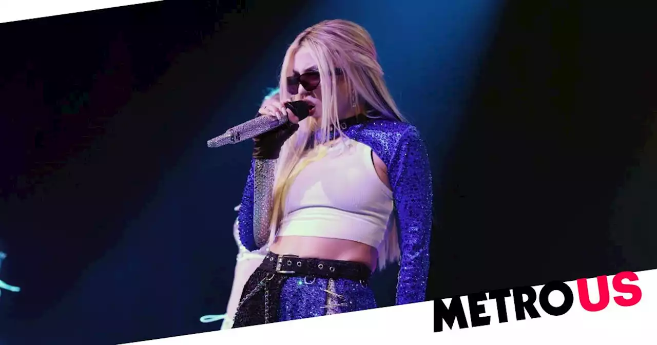 Ava Max smacked in face by man who stormed stage during live performance