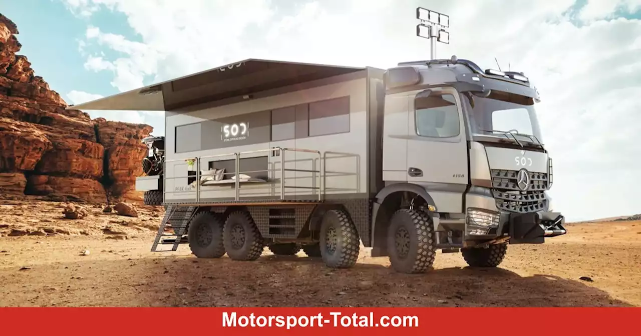 Das ist der SOD Peak 8x6 auf Basis des Mercedes-Benz Arocs