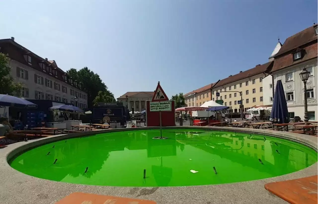 Grüne Brunnen am Bismarckplatz: Kripo schnappt eine Tatverdächtige