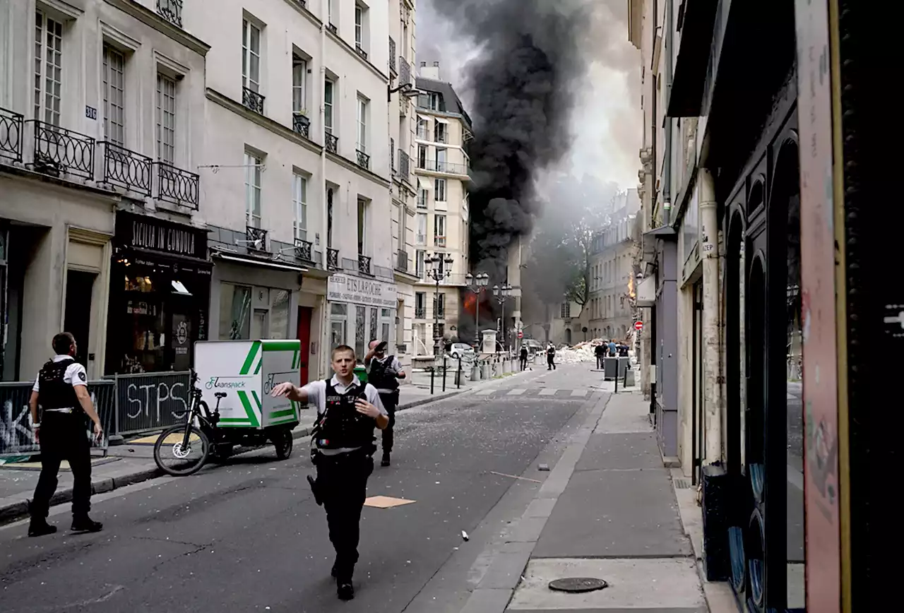 Massive explosion flattens Paris American Academy during fashion week