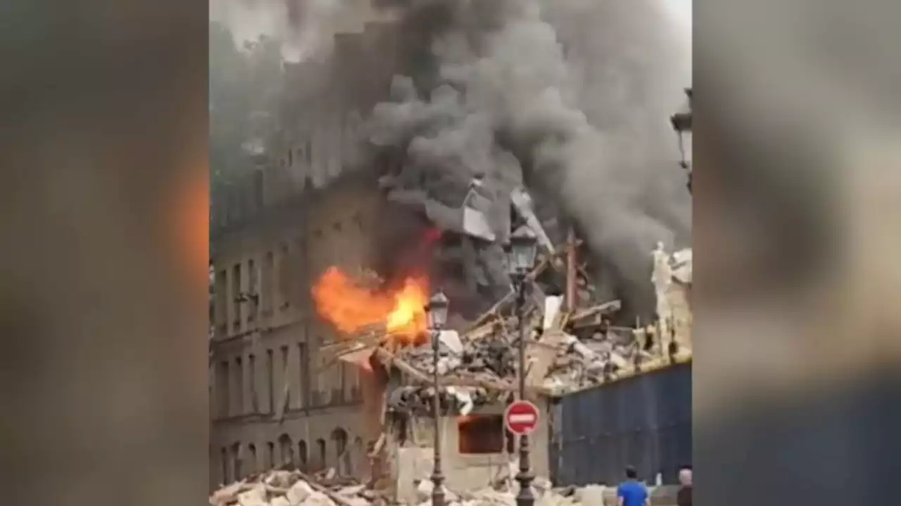 Monumentaal gebouw in centrum Parijs verwoest na explosie, meerdere gewonden