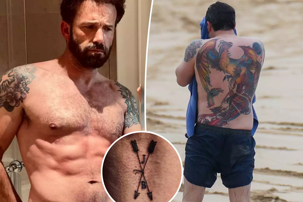 Ben Affleck’s tattoos guide: Photos and meanings behind his ink