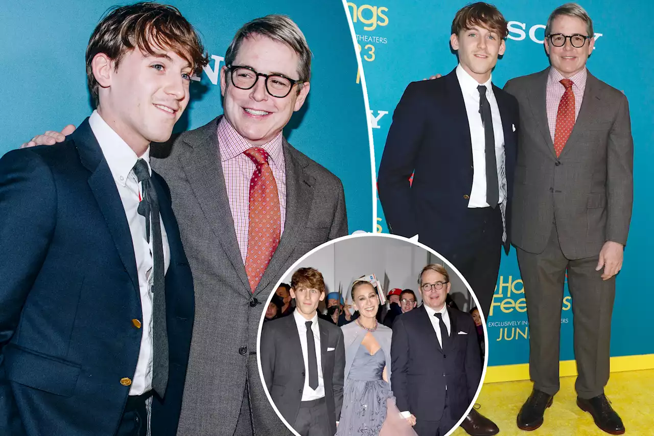 Sarah Jessica Parker’s son, James, makes rare red carpet appearance with dad Matthew Broderick