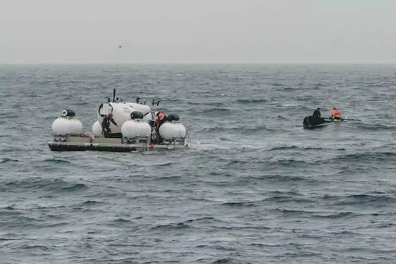 Canadian plane detects underwater noise in sub search at Titanic wreck site