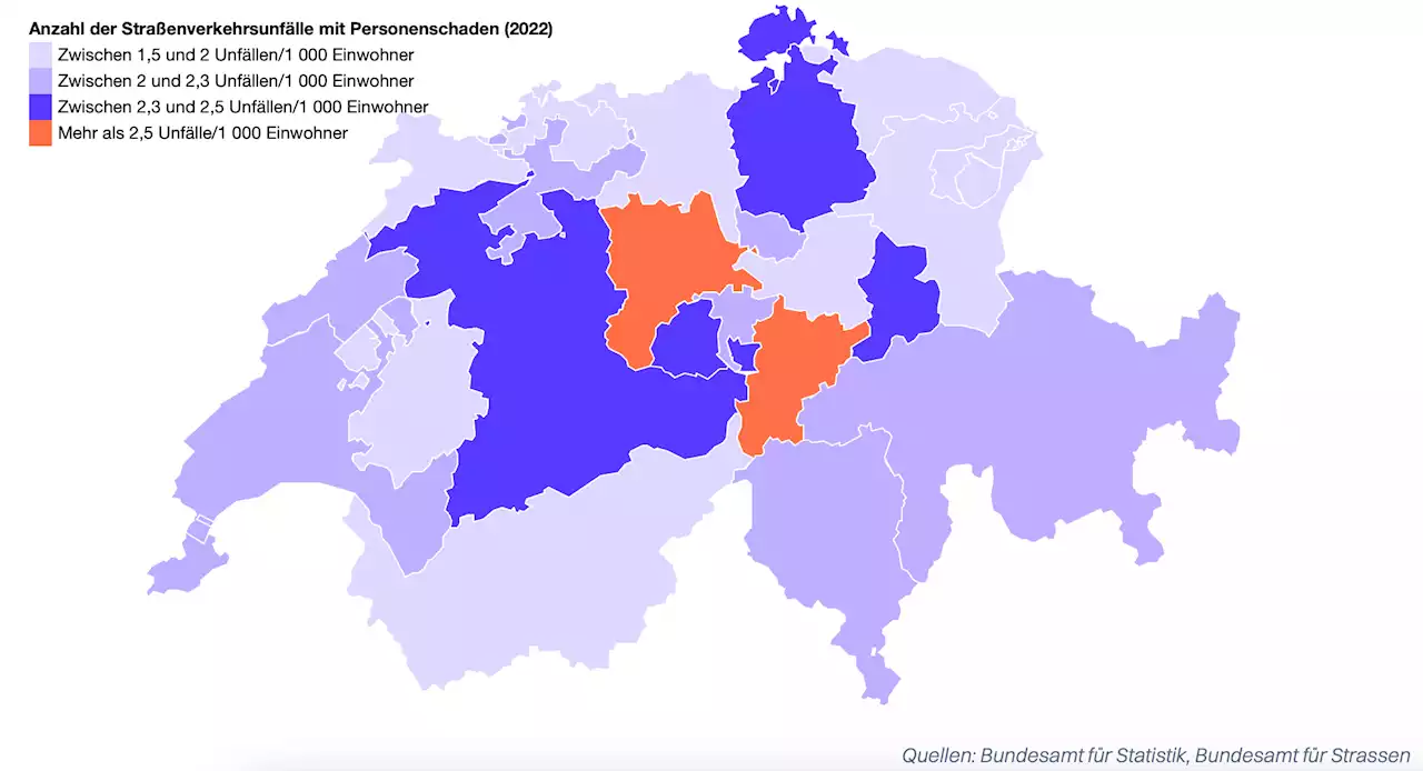 Anzahl der Unfälle von E-Bikes hat sich in der Schweiz seit 2018 verdoppelt