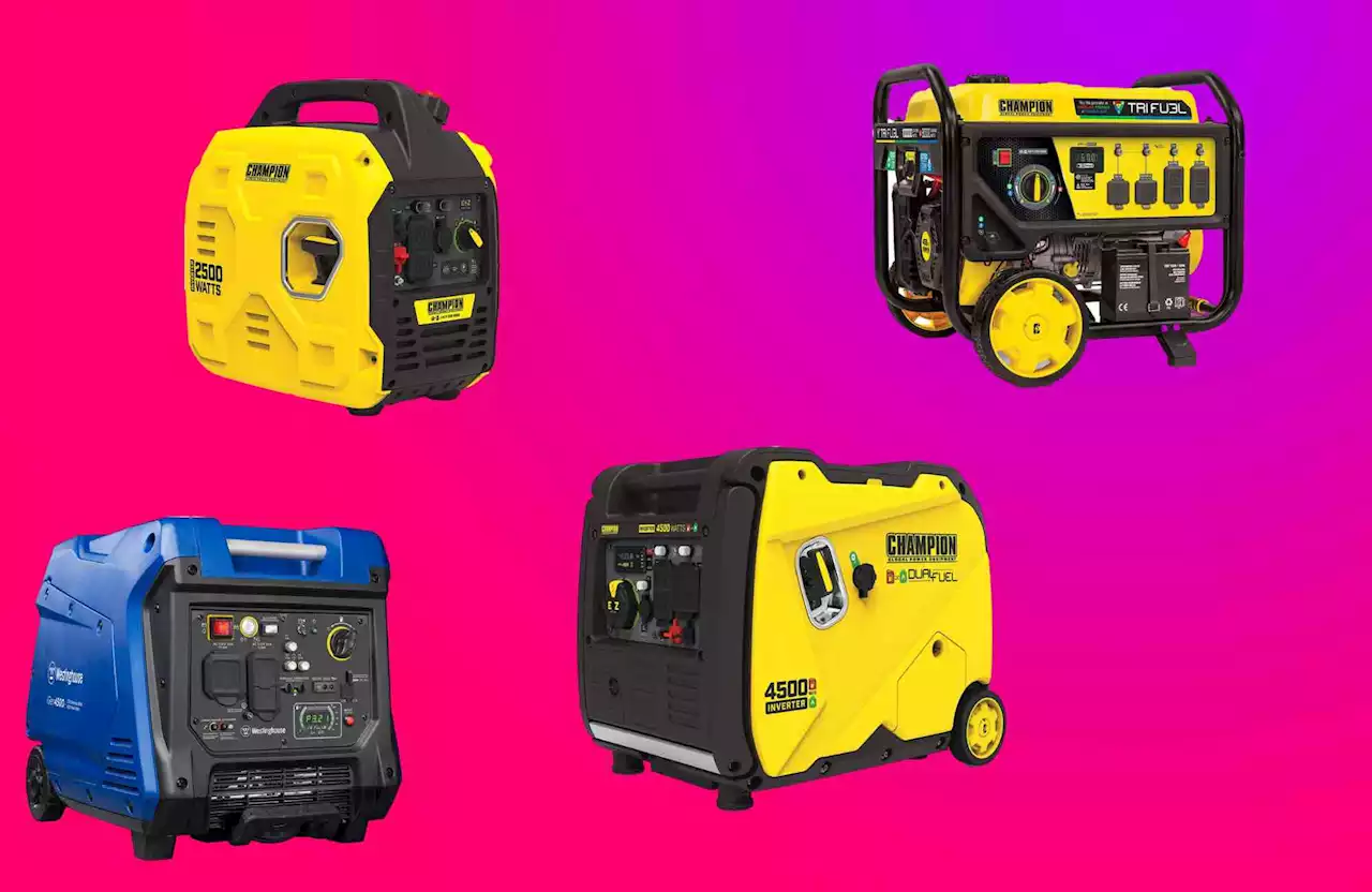 Stay powered and prepared with these great portable generator deals on Amazon