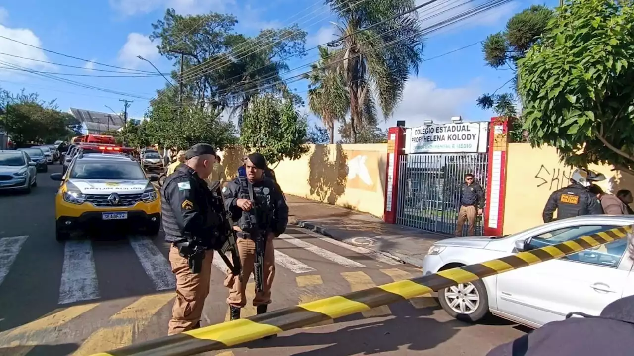 PR: autor de ataque a escola em Cambé é encontrado morto na prisão