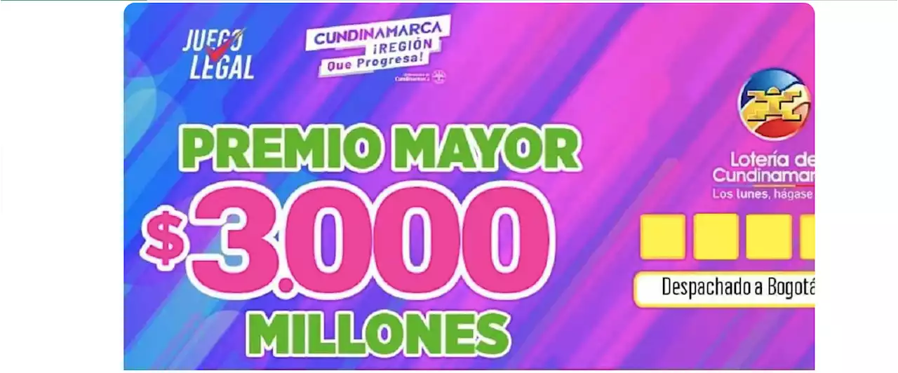 Lotería de Cundinamarca último sorteo hoy 20 de junio: resultado y nuevo premio - Pulzo