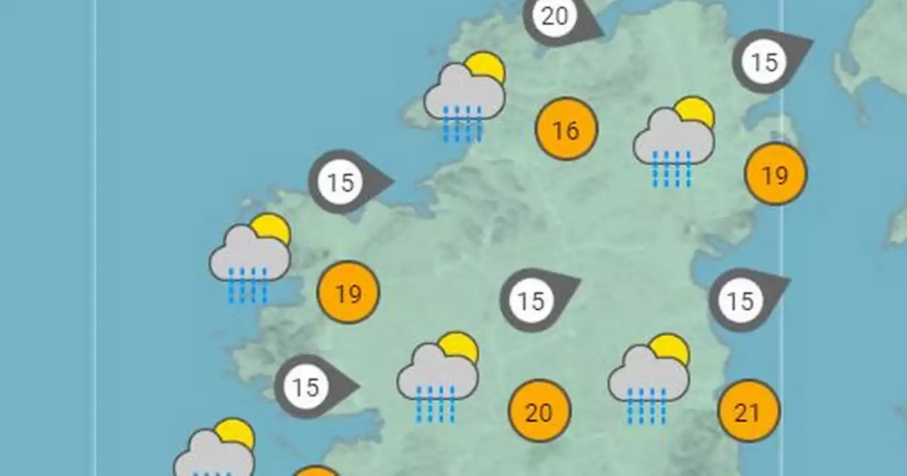 Met Eireann pinpoints arrival of 25C heat and issues update on thunderstorms