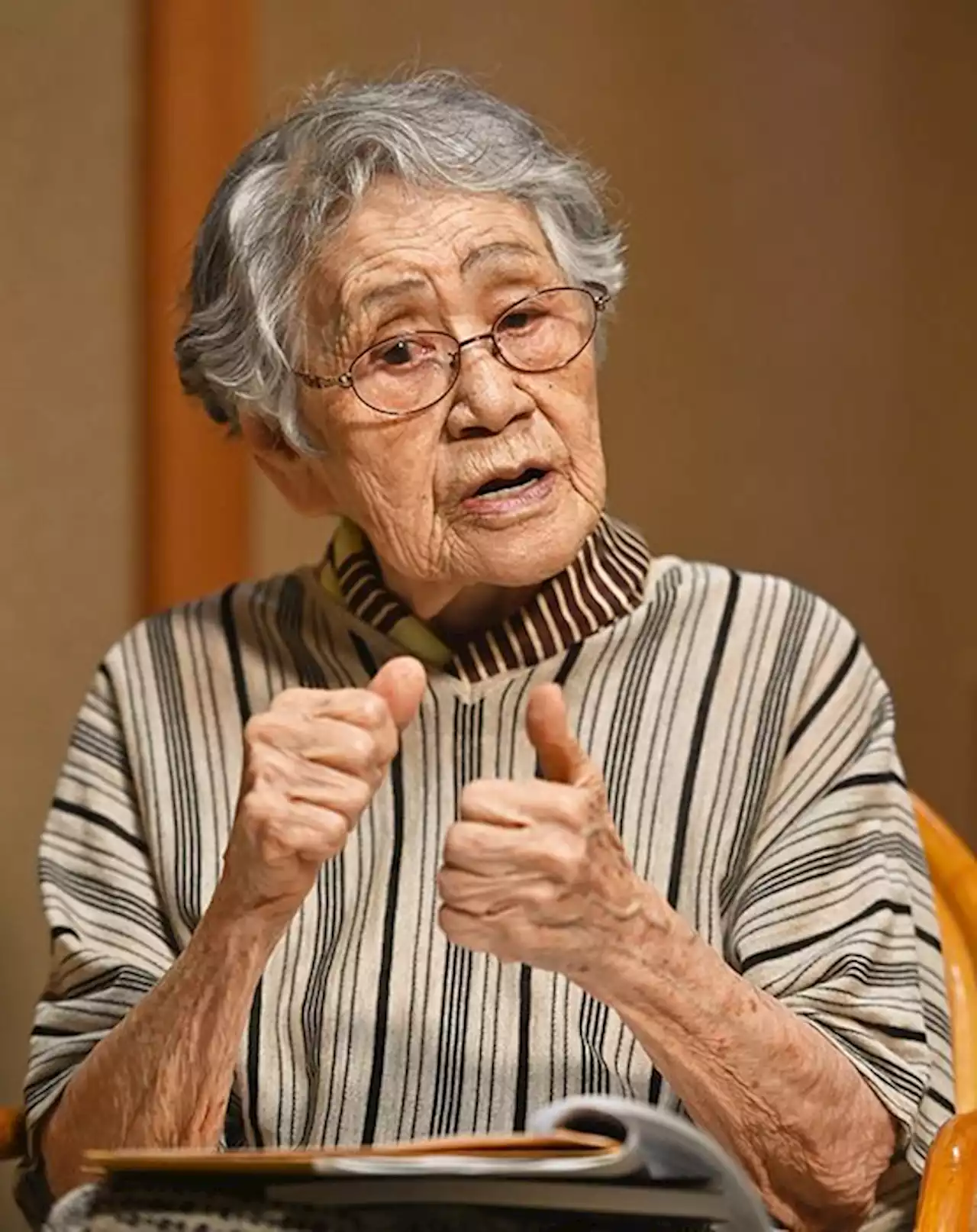 ＜未来に伝える沖縄戦＞軍国主義教育に自由奪われ 潮平保子さん