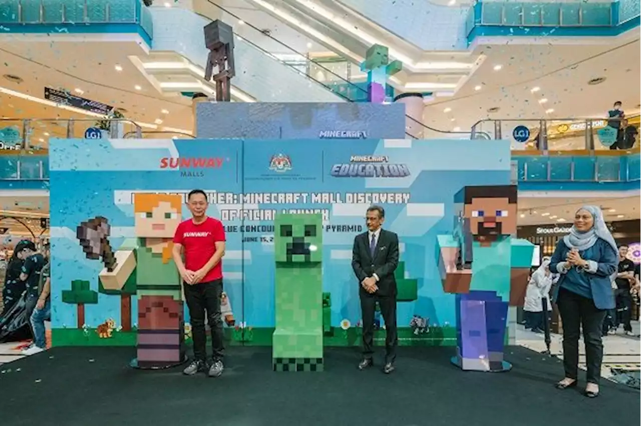 Sunway Malls partners with Minecraft Education to build, learn and play