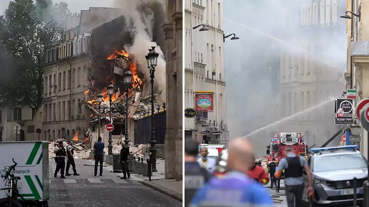 Gasexplosion i centrala Paris