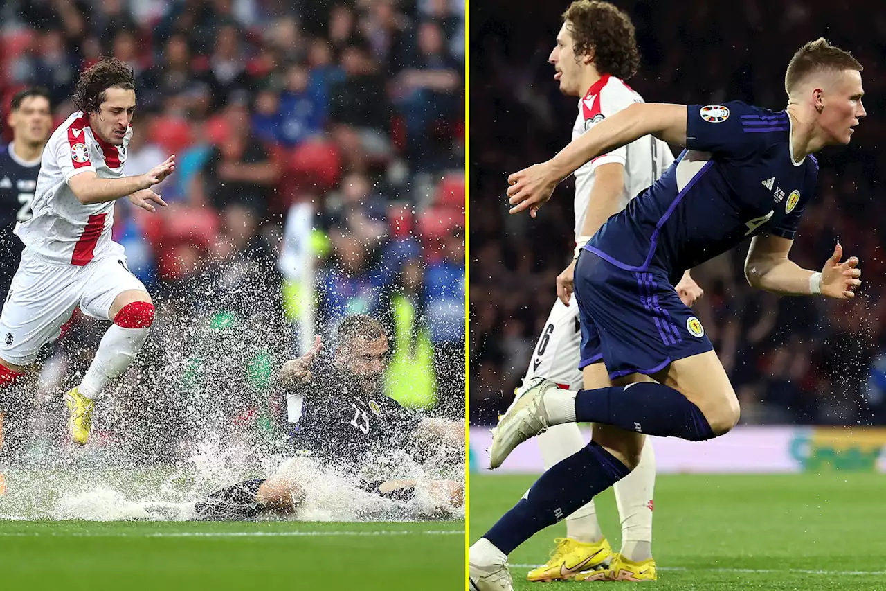 Scotland in charge of group and Andy Robertson summed up rain drama as he left pitch