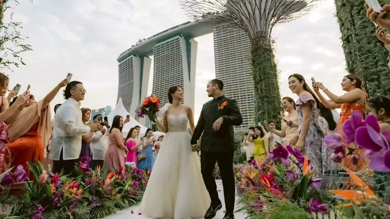 #trending: Inspired by Crazy Rich Asians, couple holds extravagant wedding at Gardens by the Bay