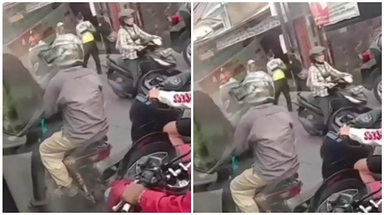 Viral Video Pria di Bandung Tantang Polisi, Sempat Todongkan Senjata, Polisi: Pelaku Sudah Ditahan - Tribunnews.com