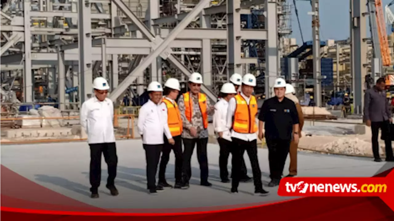 Wajah Sumringah, Presiden Jokowi Apresiasi Progres Smelter Freeport Gresik Sudah 72 Persen Lebih