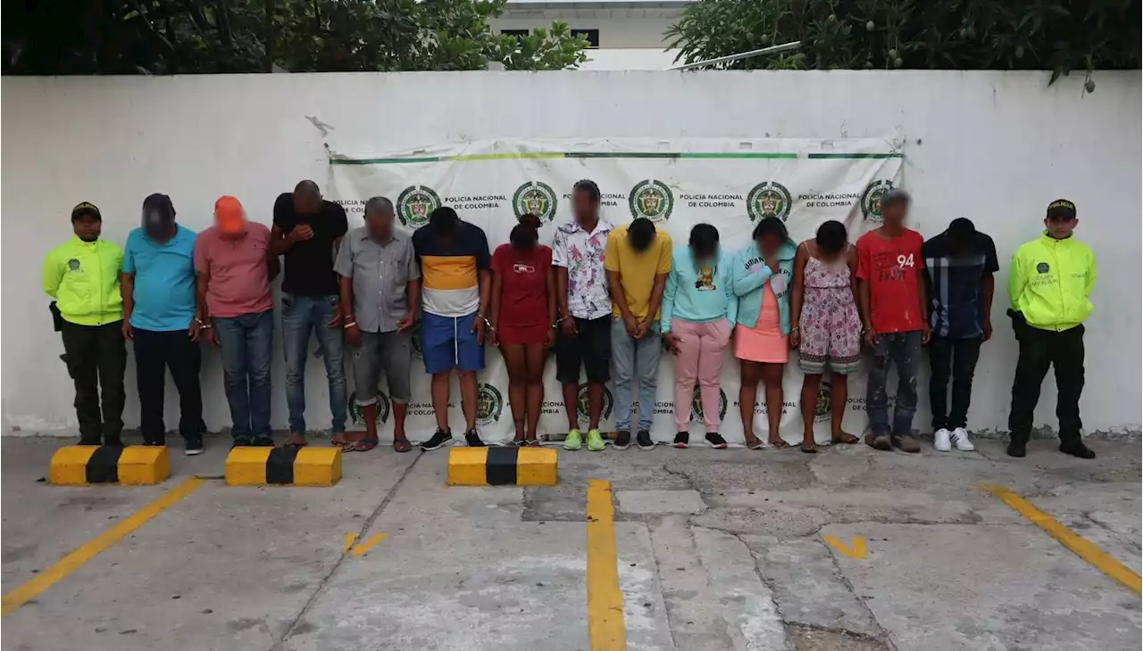 14 capturados en Barranquilla por fraude informático a entidades financieras