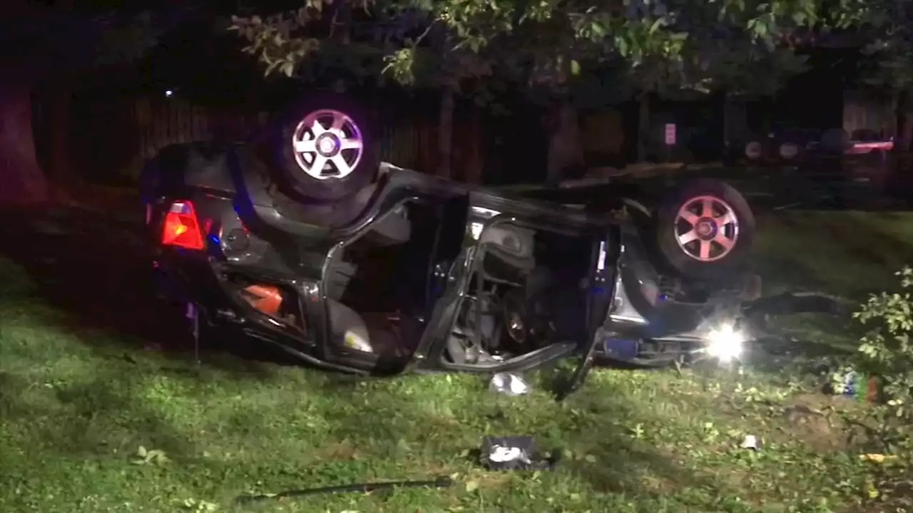 Driver rescued after crashing into tree in Delaware County