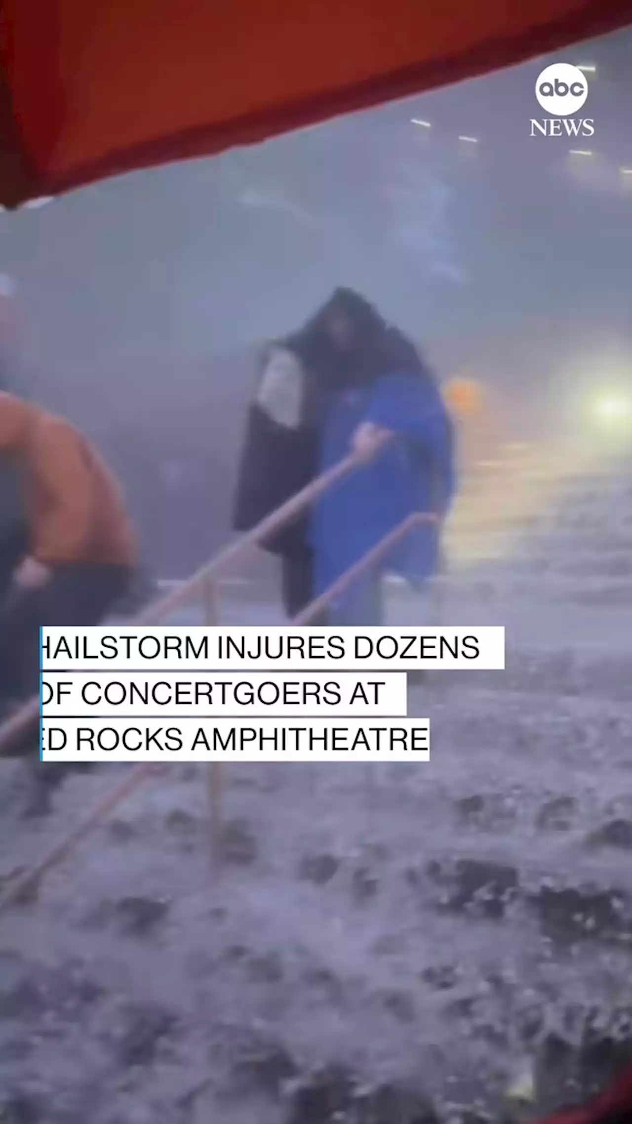 Hail injures dozens of concertgoers and forces cancellation of Louis Tomlinson show near Denver