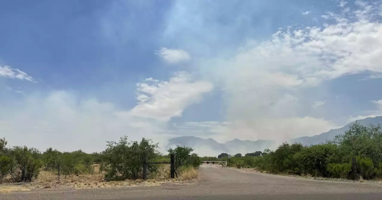 Evacuations underway, structures threatened by wildfire in southern Arizona