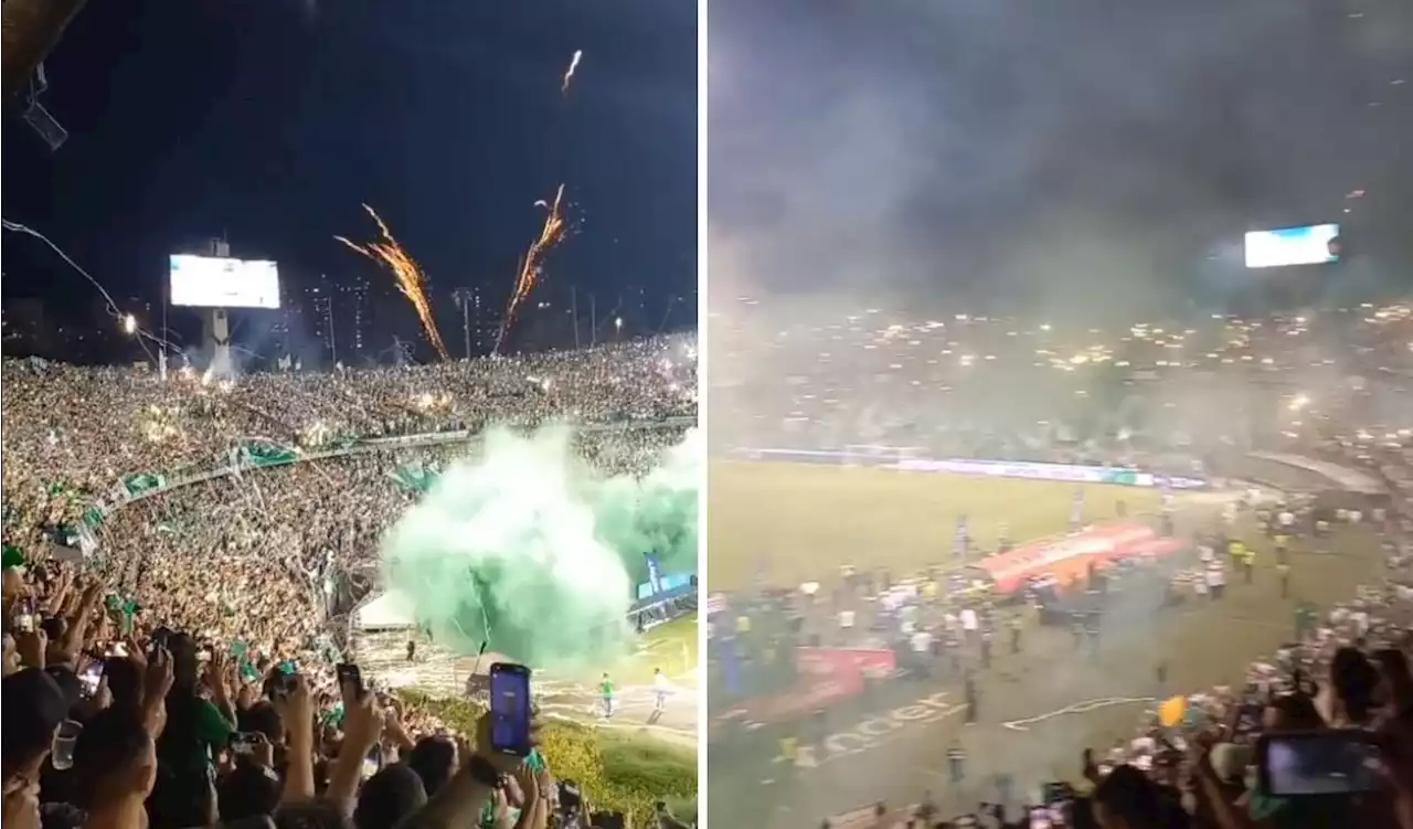 [Video] 'Ruge el Atanasio': Monumental recibimiento a Nacional en la final ante Millonarios