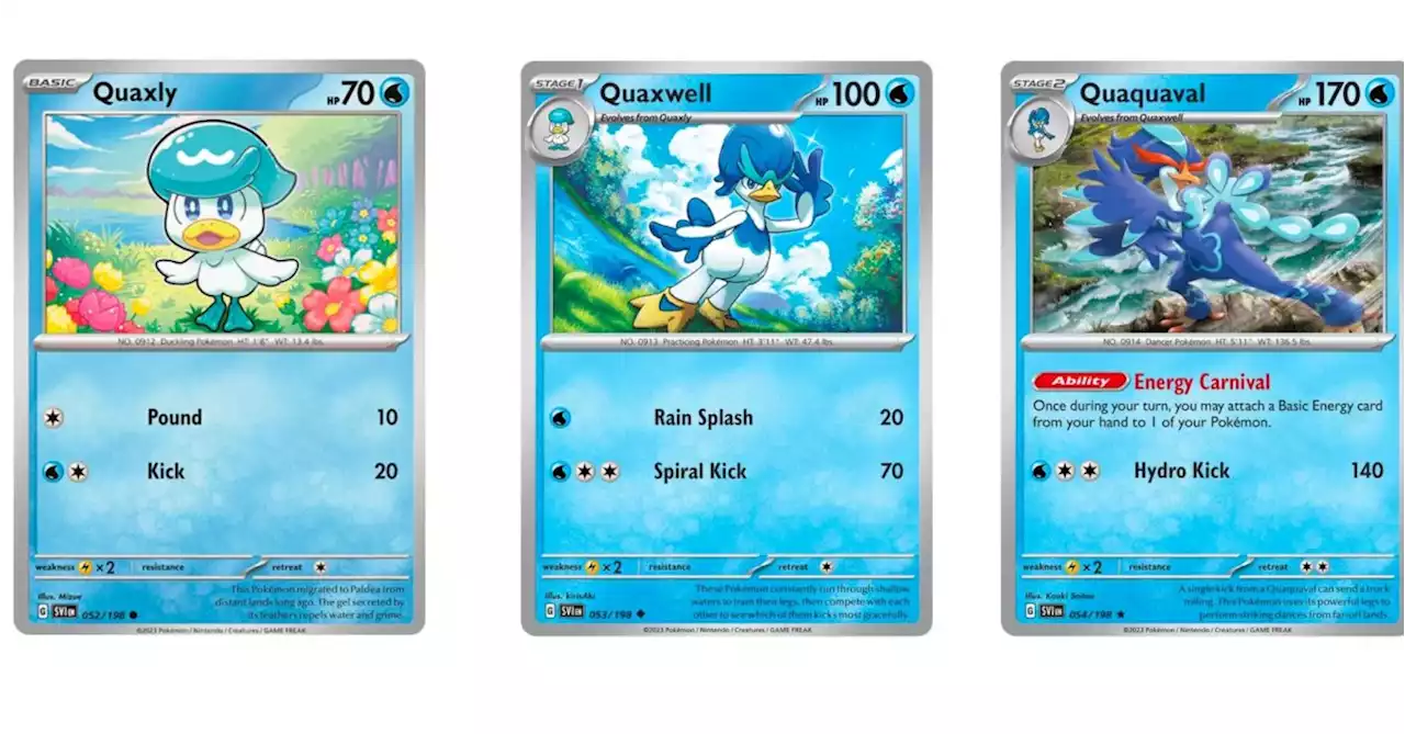 The Cards of Pokémon TCG: Scarlet & Violet Part 11: Quaxly Line