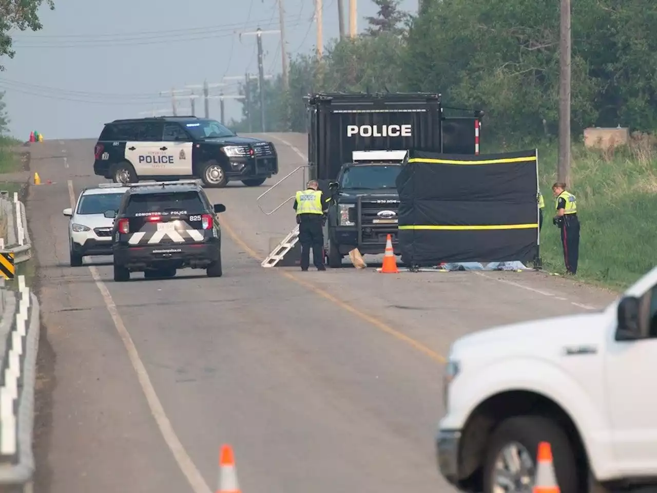 Driver of Tesla in Edmonton rollover that killed three dies in hospital: police