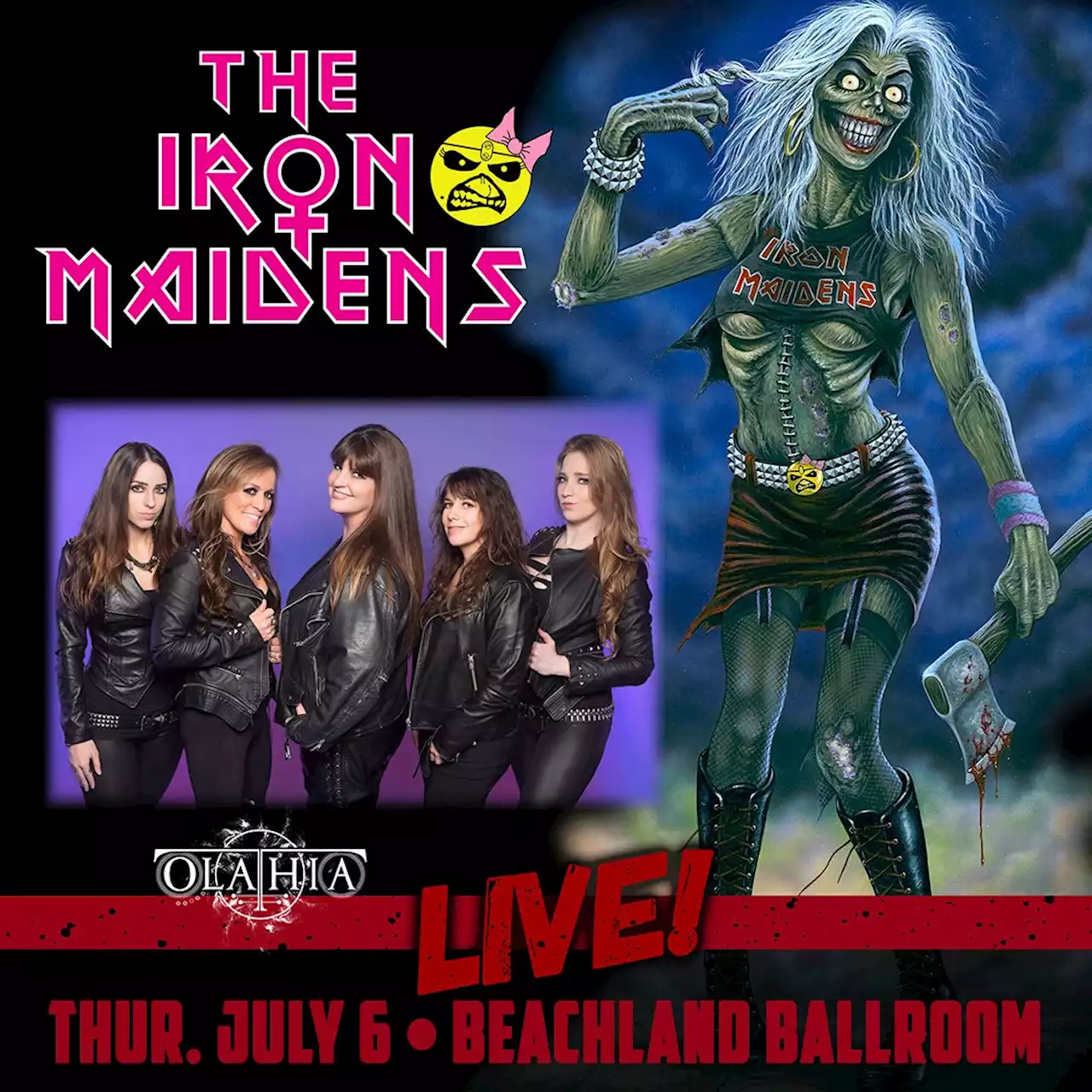 Win a pair of tickets to the Iron Maidens show at the Beachland Ballroom