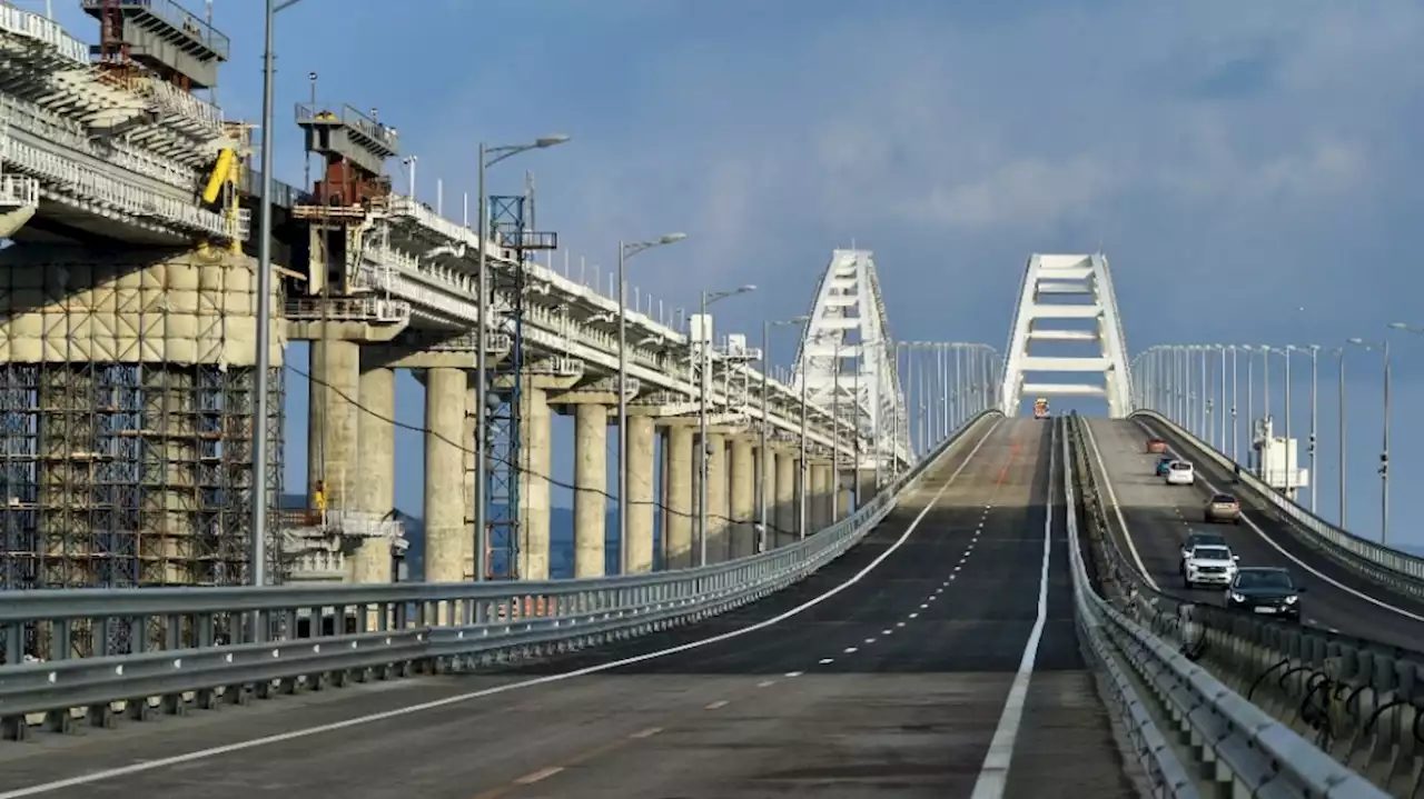 Russia-backed officials say explosion damages bridge linking Ukraine's mainland to Crimea