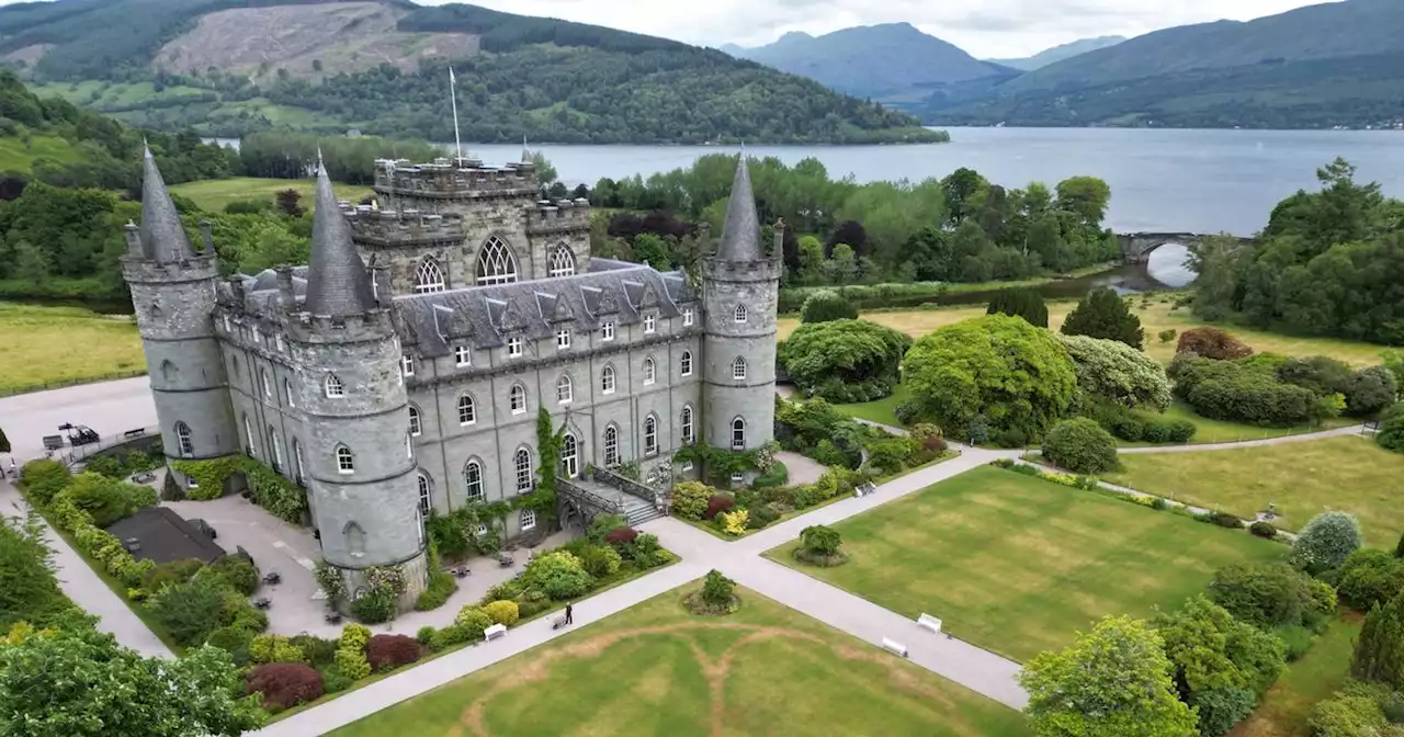 Scottish 'ghost garden' at historic castle discovered in heatwave