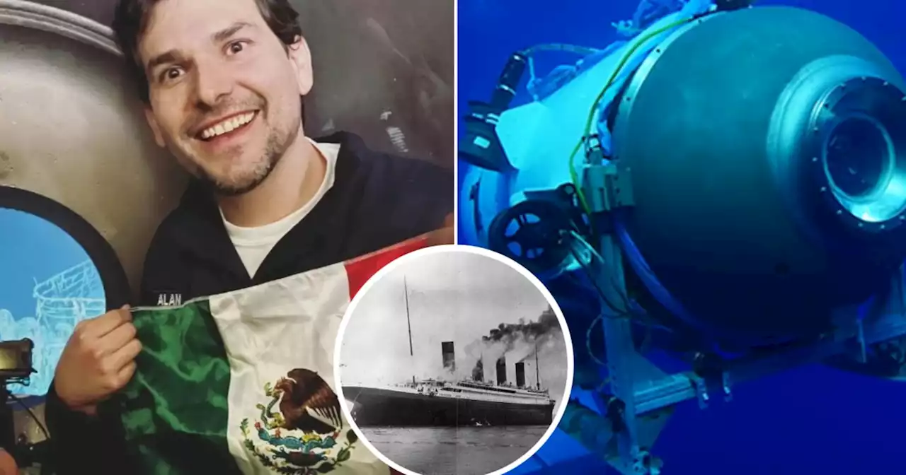 Influencer mexicano también viajó en submarino al Titanic y vivió para contarlo: así fue su travesía