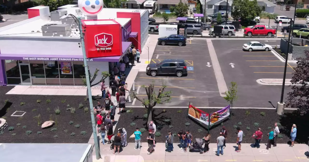 New Jack in the Box draws massive lines, long waits in Salt Lake City