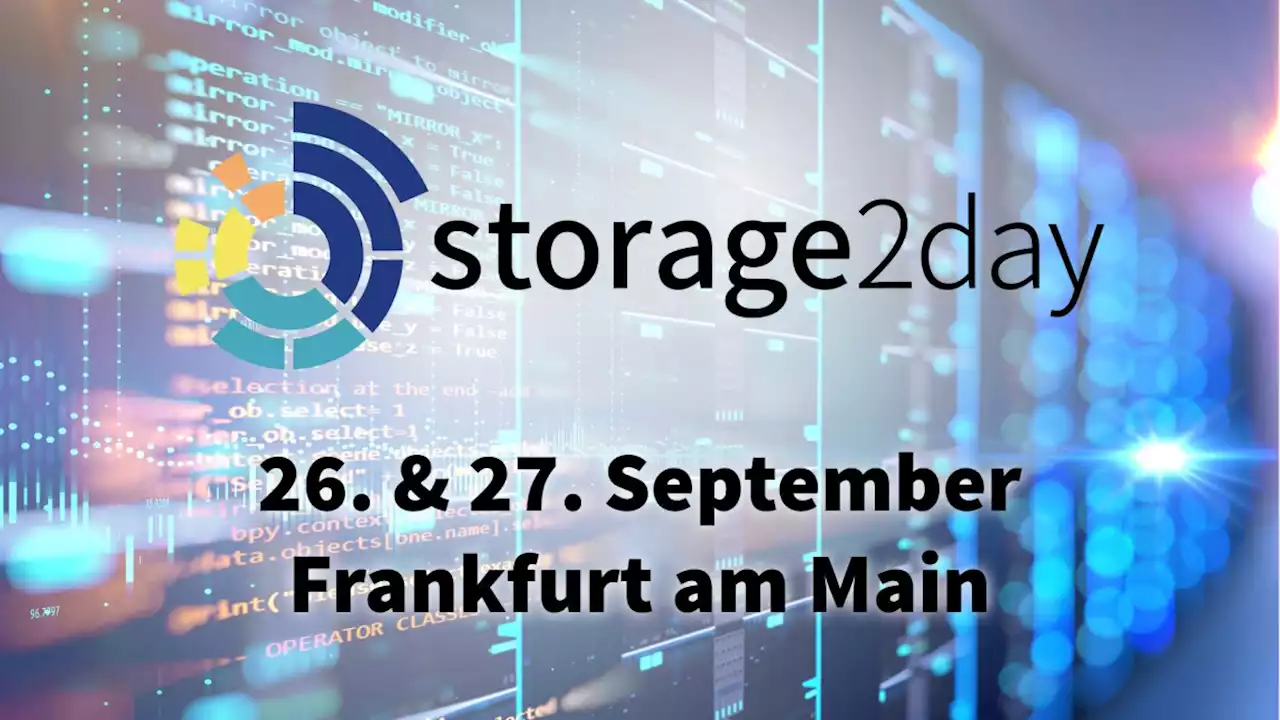 Speicherkonferenz storage2day: Wenn man dem Backup misstrauen muss