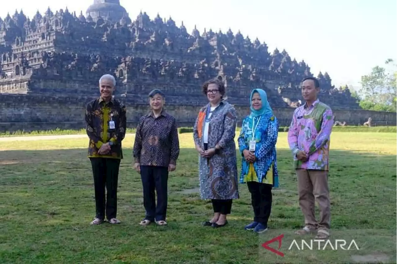 Ganjar Ungkap Kesan Kaisar Jepang Kunjungi Candi Borobudur