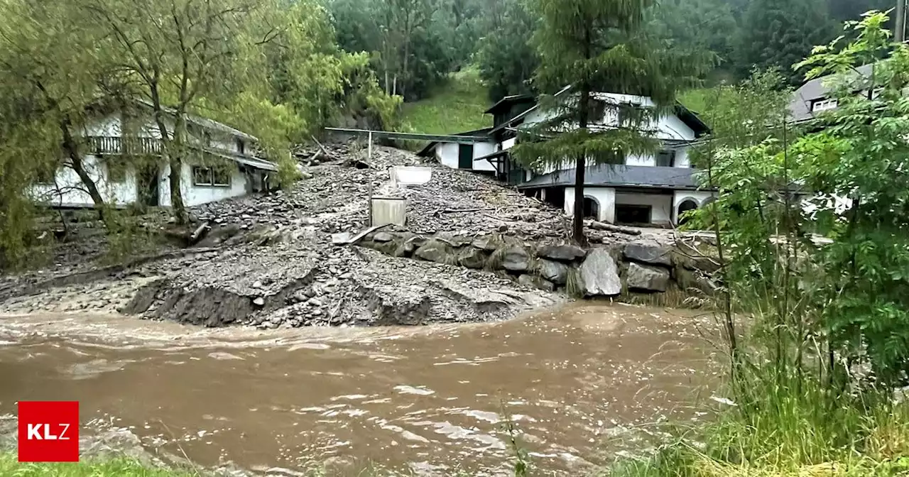 Murenabgänge und Hagel: Große Schäden nach Unwetter in Kärnten