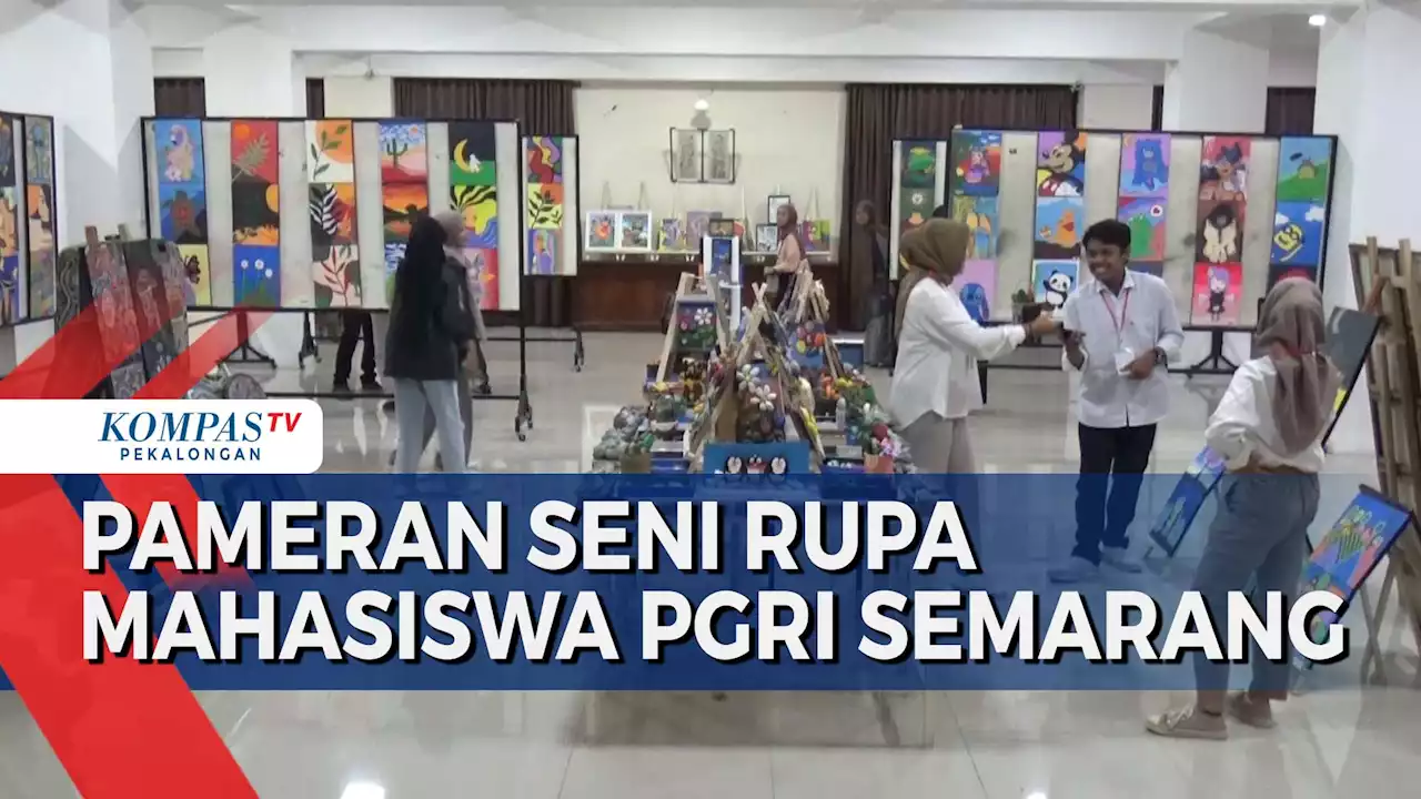 Pameran Seni Rupa di Universitas PGRI Semarang Tampilkan Beragam Karya