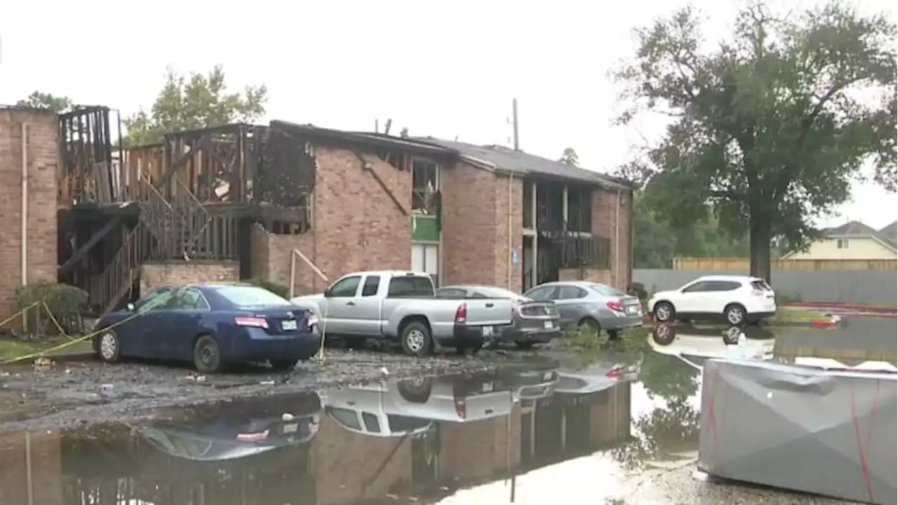 Fire destroys several units at Greenspoint apartment complex