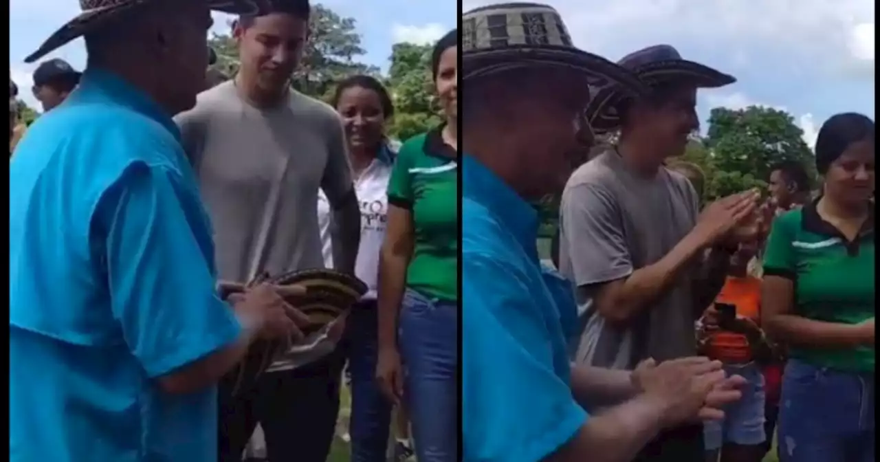 [Videos] James Rodríguez visitó El Ubérrimo con Álvaro Uribe