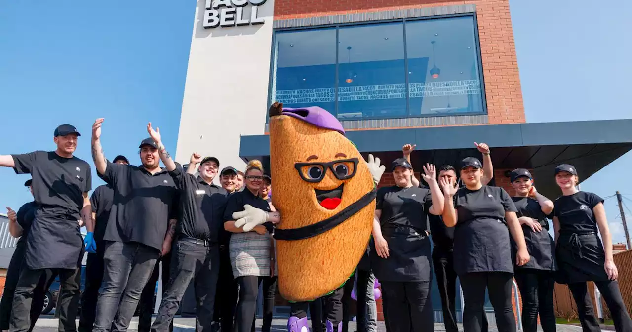 Crowds flock to opening of Lancashire's first ever Taco Bell