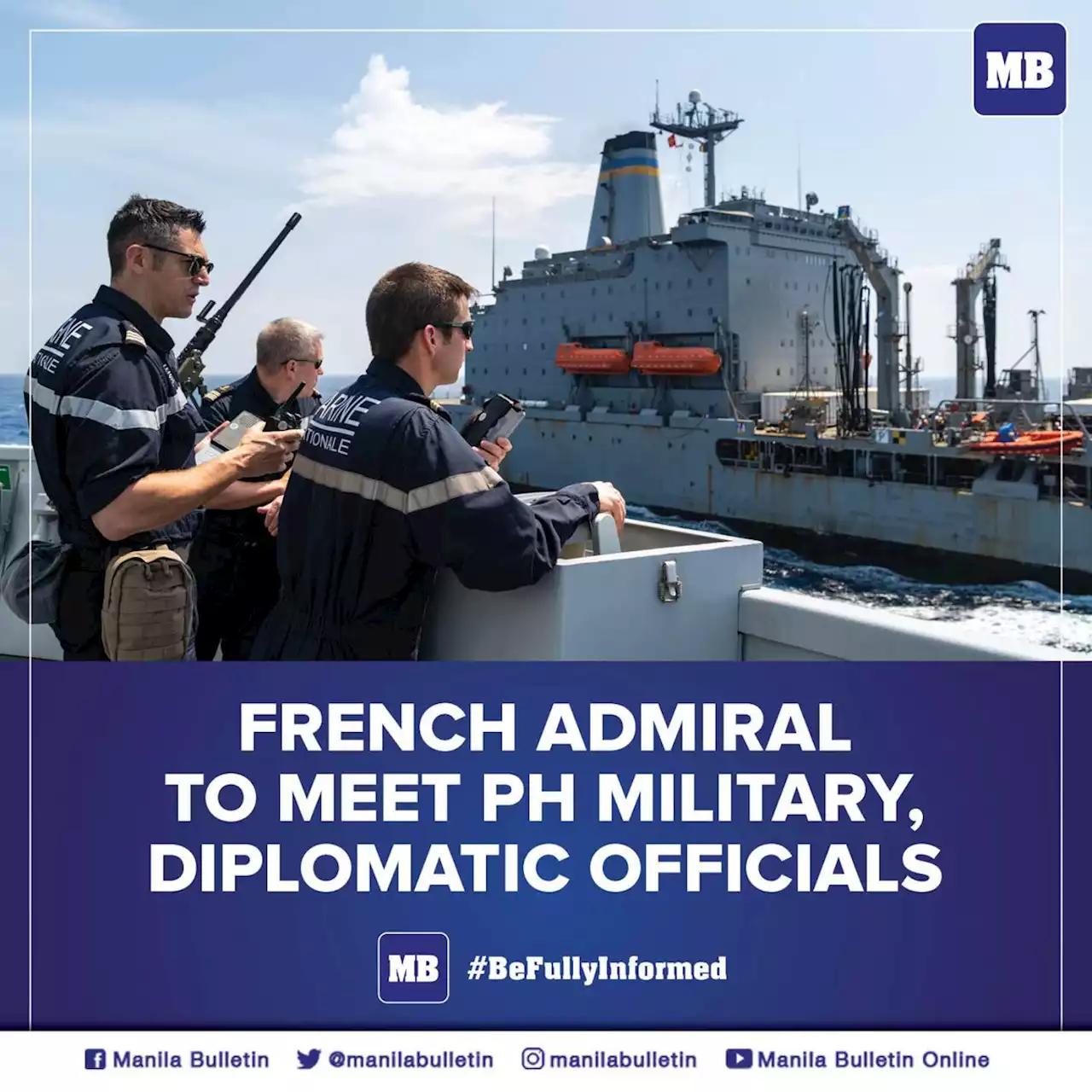 French admiral to meet PH military, diplomatic officials