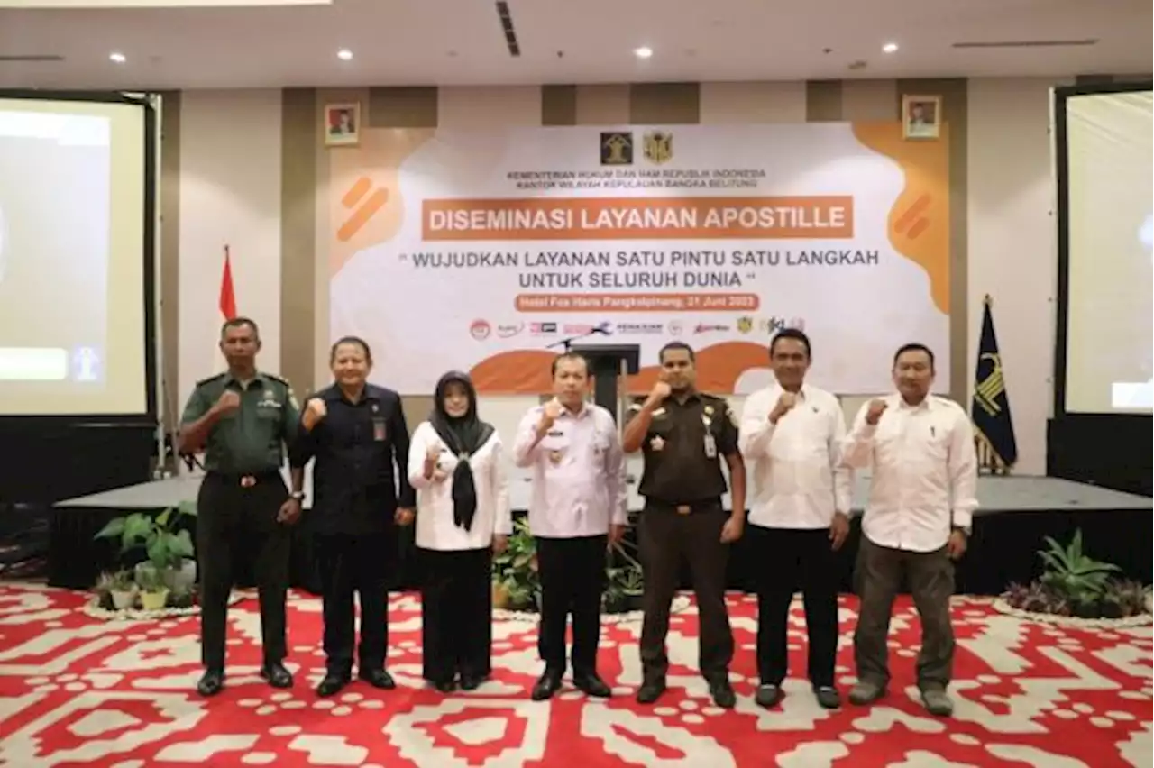 Kemenkumham Babel Gelar Diseminasi Layanan Apostille