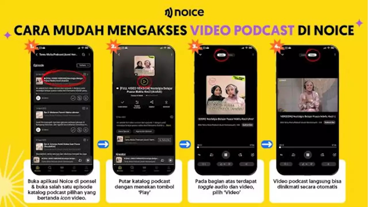 Noice Luncurkan Fitur Video Podcast dan Video Livestream