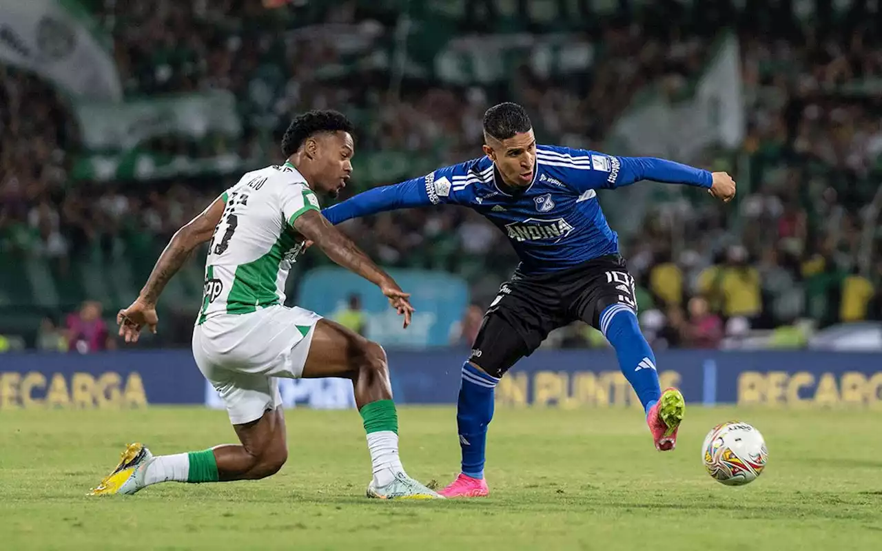 Atlético Nacional y Millonarios igualan en ida de la Final