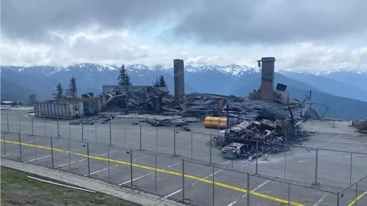 After lodge fire, Hurricane Ridge reopening next week