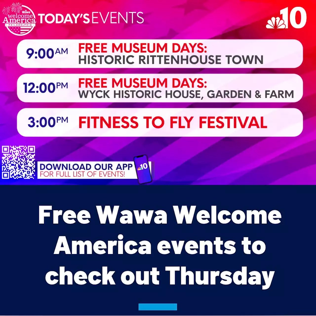 Wawa Welcome America free fun: Eagles Cheerleaders help you to fly