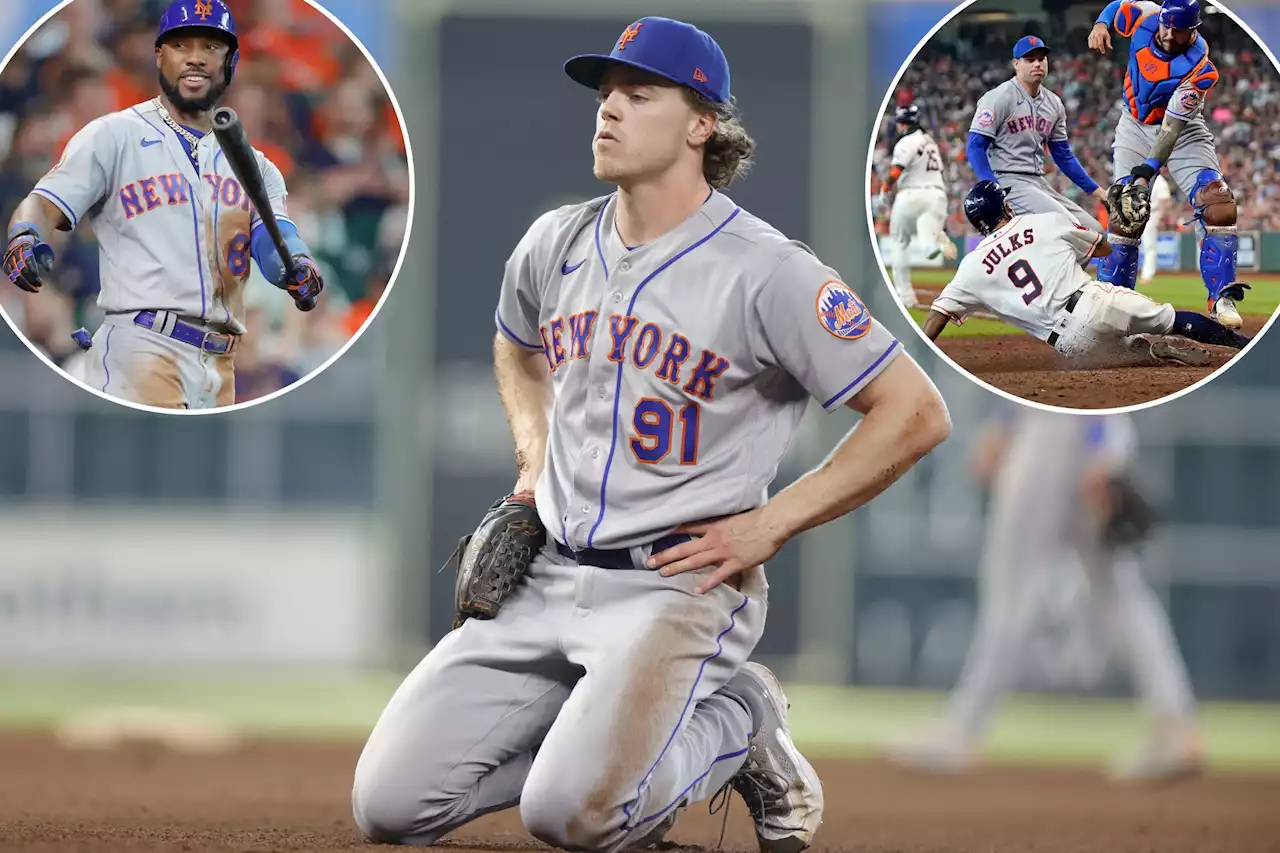 Mets can’t seem to do anything right in mistake-filled loss to Astros