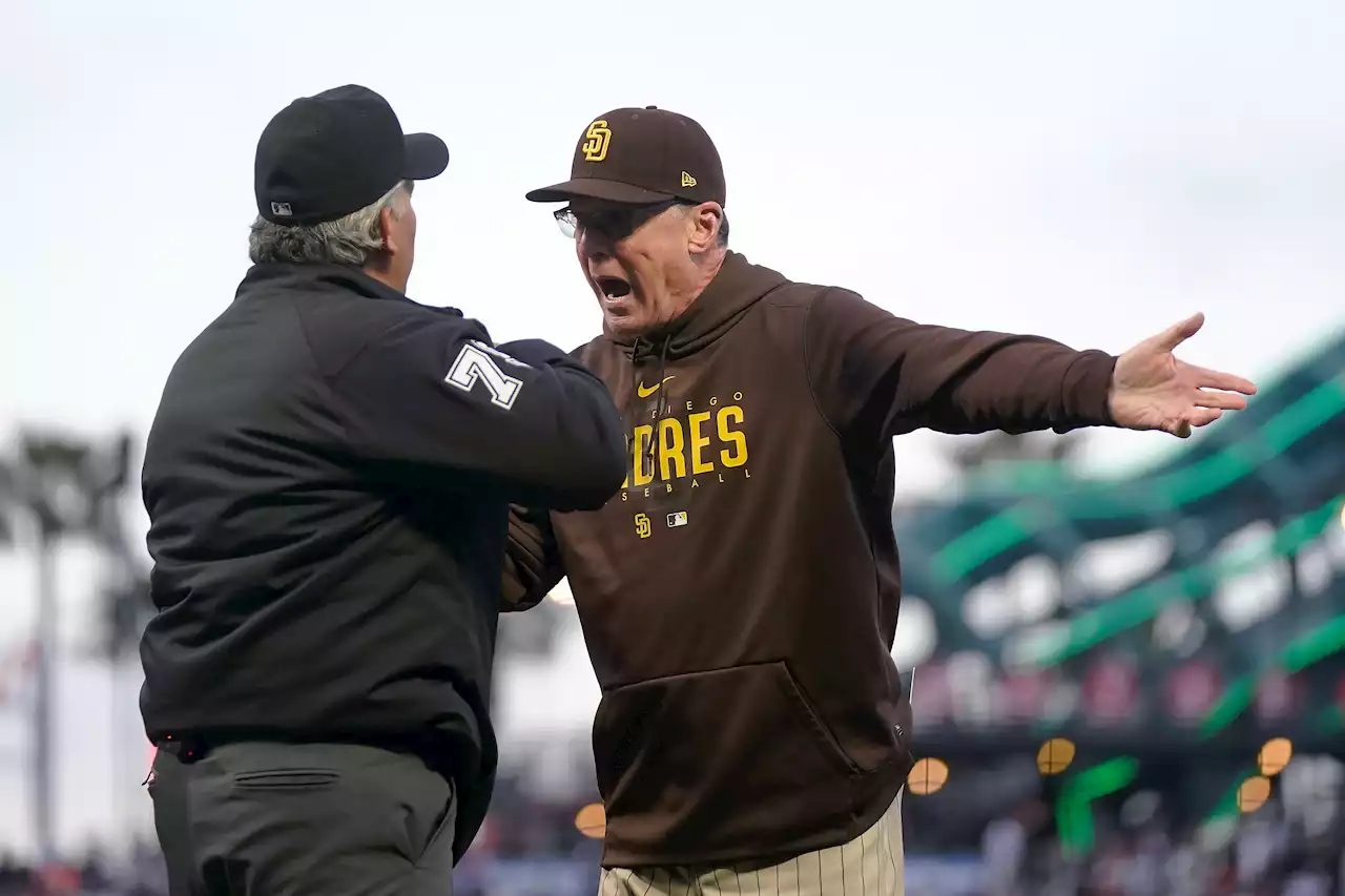 Padres’ Bob Melvin becomes latest to get ejected for arguing ‘worst’ plate call