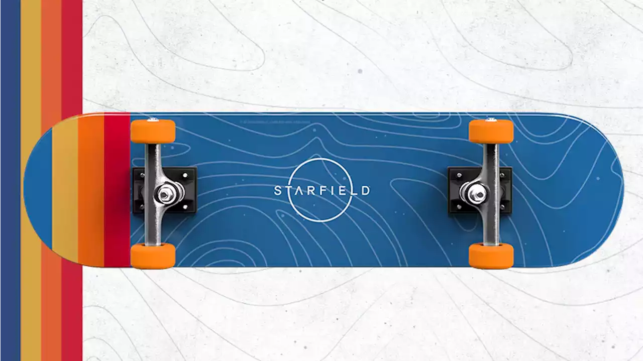 You can buy an official Starfield skateboard for reasons I can't even pretend to understand